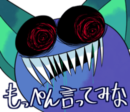 Crazy rabbit and other 2 sticker #12700514