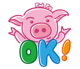 May's pink pig sticker #12701798