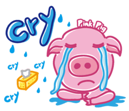 May's pink pig sticker #12701804