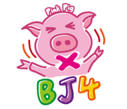 May's pink pig sticker #12701810