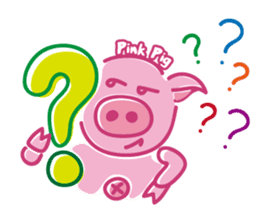 May's pink pig sticker #12701812