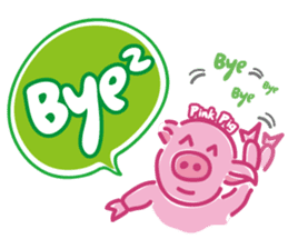 May's pink pig sticker #12701813