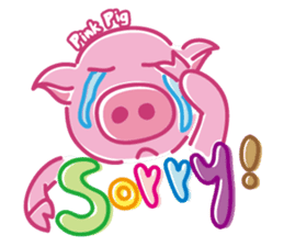 May's pink pig sticker #12701814