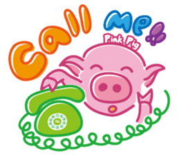 May's pink pig sticker #12701822
