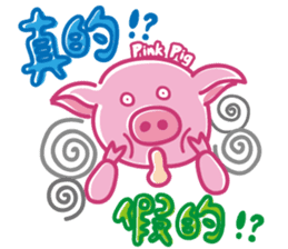 May's pink pig sticker #12701828