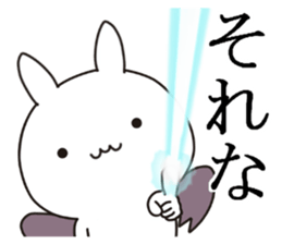 Devil rabbit3 sticker #12702360