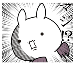 Devil rabbit3 sticker #12702370