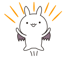 Devil rabbit3 sticker #12702372