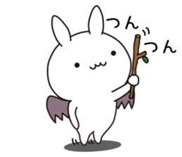 Devil rabbit3 sticker #12702373