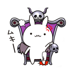 Devil rabbit3 sticker #12702383