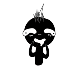 Black Man 555 sticker #12702879