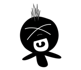 Black Man 555 sticker #12702884