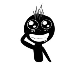 Black Man 555 sticker #12702889