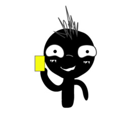 Black Man 555 sticker #12702899