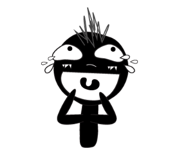 Black Man 555 sticker #12702905