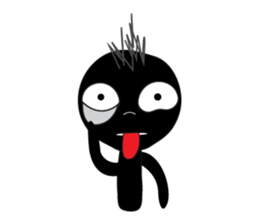 Black Man 555 sticker #12702908