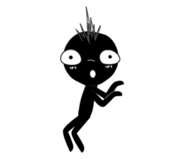 Black Man 555 sticker #12702910