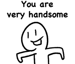 I'm a positive man! sticker #12702971