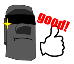 Moai and Farr_glasses & movie Commentary sticker #12703598