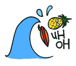 Pine-kun in Paradise sticker #12704300