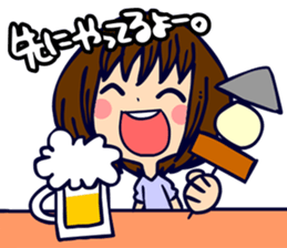 Sumire and Necopanda 0002 sticker #12704478