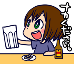 Sumire and Necopanda 0002 sticker #12704479