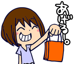 Sumire and Necopanda 0002 sticker #12704484