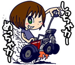 Sumire and Necopanda 0002 sticker #12704488