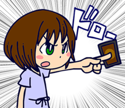 Sumire and Necopanda 0002 sticker #12704491