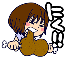 Sumire and Necopanda 0002 sticker #12704492