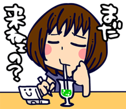 Sumire and Necopanda 0002 sticker #12704498