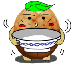 boiled egg in tea sticker #12704943
