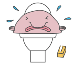 Psychrolutes marcidus-baba sticker #12704987