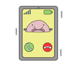 Psychrolutes marcidus-baba sticker #12704988