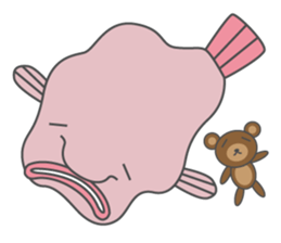 Psychrolutes marcidus-baba sticker #12704993