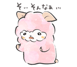Mohutto!" Hana " of alpaca. sticker #12707377