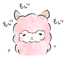 Mohutto!" Hana " of alpaca. sticker #12707379