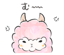 Mohutto!" Hana " of alpaca. sticker #12707381