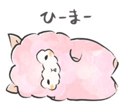 Mohutto!" Hana " of alpaca. sticker #12707385