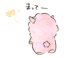Mohutto!" Hana " of alpaca. sticker #12707391