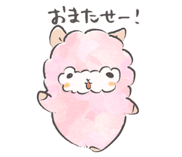 Mohutto!" Hana " of alpaca. sticker #12707405