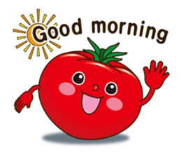 Smile sticker of vegetables sticker #12708030