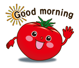 Smile sticker of vegetables sticker #12708030