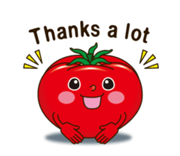 Smile sticker of vegetables sticker #12708031