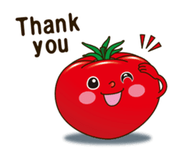 Smile sticker of vegetables sticker #12708032