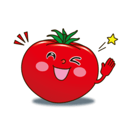 Smile sticker of vegetables sticker #12708033