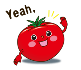 Smile sticker of vegetables sticker #12708034