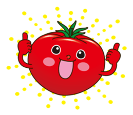 Smile sticker of vegetables sticker #12708035