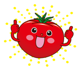 Smile sticker of vegetables sticker #12708035