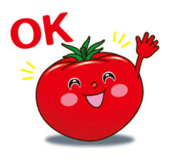 Smile sticker of vegetables sticker #12708036